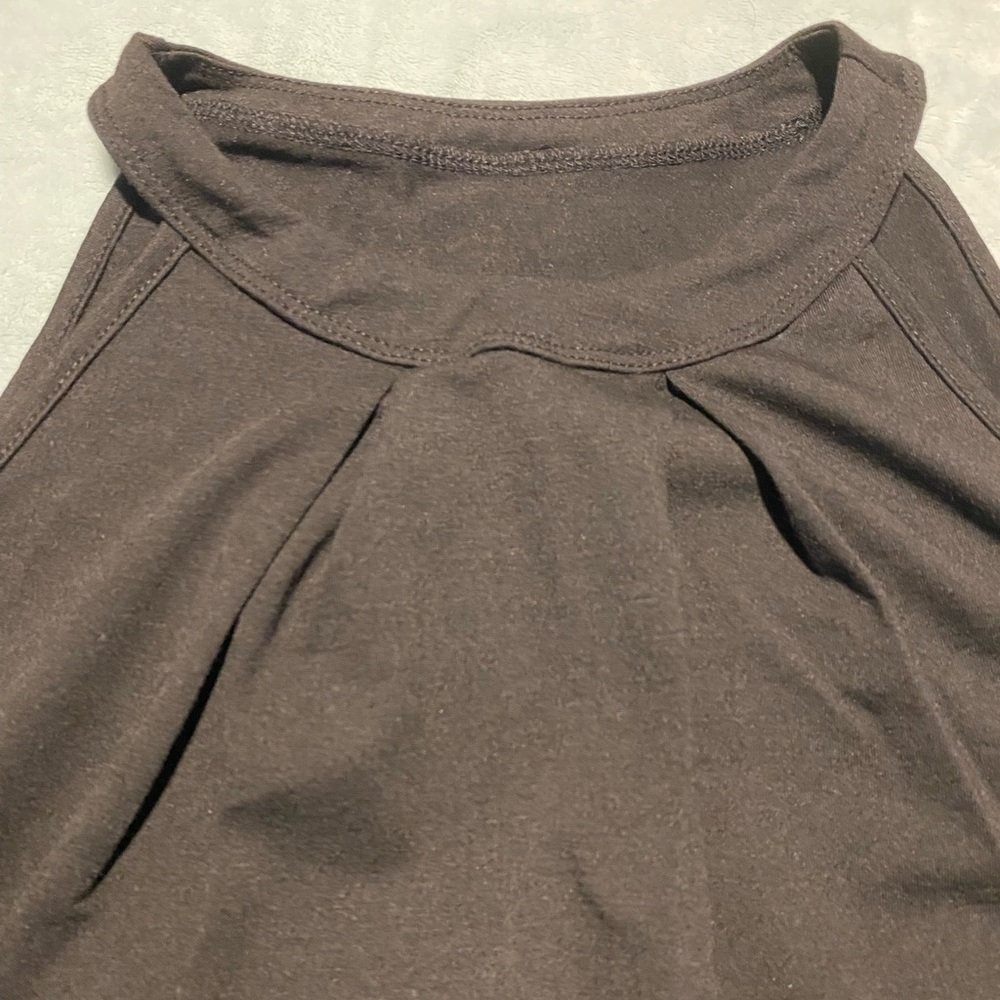 Pink and Gray Pleated Tank Tops with Blouses Style - Picture 8 of 10